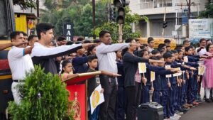 रन फॉर युनिटी’ उपक्रमात नागरिक, पोलीस व विद्यार्थ्यांचा उत्स्फूर्त सहभाग