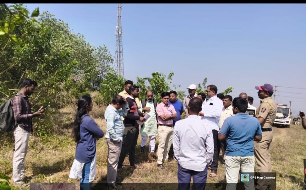 शिंपे गावात सौर कृषी वाहिनी योजनेस विरोध