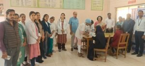 कमला कॉलेजमध्ये मोफत आरोग्य तपासणी शिबिर संपन्न