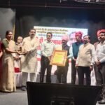 गुरुवर्य डी. डी. आसगावकर गौरव पुरस्काराने प्राचार्य डॉ. जी. व्ही. खाडे सन्मानित 